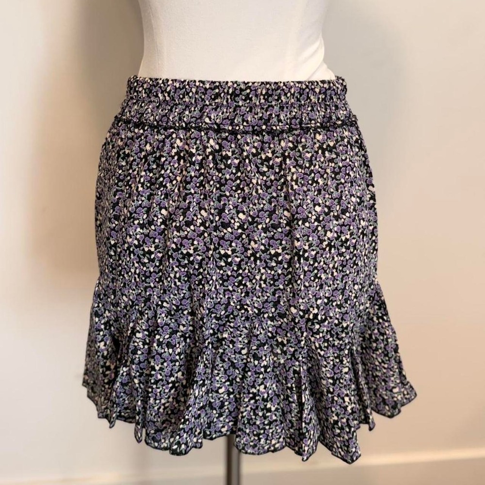 Floral Ruffle Mini Skirt โ Flowyโ ๐ - Picture 3 of 3